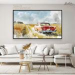 Golden Fields Journey Canvas Wall Art - Image 11