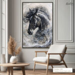 Celestial Stallion Canvas Wall Art - Image 11