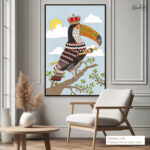Folk Grandeur Canvas Wall Art - Image 11