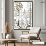 Whimsical Winter Canvas Wall Art - Image 11