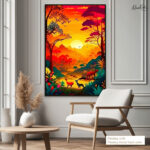 Jungle Majesty Canvas Wall Art - Image 11