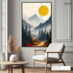 Golden Summit Canvas Wall Art - Image 11