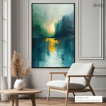 Emerald Radiance Canvas Wall Art - Image 11