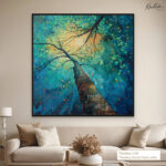 Emerald Canopy Canvas Wall Art - Image 11