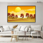 Golden Solstice Canvas Wall Art - Image 11