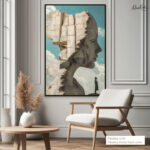 Stone Silence Canvas Wall Art - Image 11