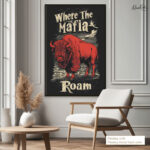 Wild Bison Spirit Canvas Wall Art - Image 11