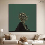 Stone Mosaic Muse Canvas Wall Art - Image 11