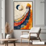 Celestial Waves Canvas Wall Art - Image 7