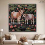 Lotus Pond Canvas Wall Art - Image 11