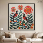 Tribal Bloom Canvas Wall Art - Image 11