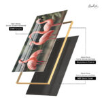 Pink Flamingo Acrylic Wall Art - Image 11