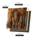 Majestic Indian Elephant Acrylic Wall Art - Image 11