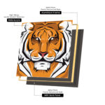 Cosmic Tiger Acrylic Wall Art - Image 11