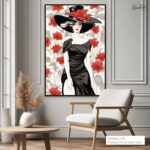 Noir Elegance Canvas Wall Art - Image 11