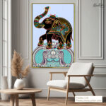 Royal Elephant Canvas Wall Art - Image 12