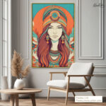 Bohemian Oracle Canvas Wall Art - Image 12