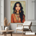 Terracotta Muse Canvas Wall Art - Image 12