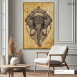 Sacred Ganesha Canvas Wall Art - Image 12