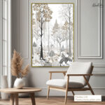 Whimsical Winter Canvas Wall Art - Image 12