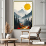Golden Summit Canvas Wall Art - Image 12