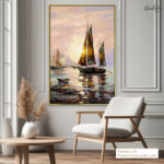 Golden Harbor Canvas Wall Art - Image 12