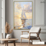 Azure Horizon Canvas Wall Art - Image 12