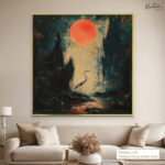 Nocturnal Grace Canvas Wall Art - Image 12