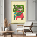 Tree Elephant Canvas Wall Art - Image 12