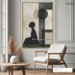 Lunar Silhouette Canvas Wall Art - Image 12