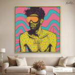 Psychedelic Pulse Canvas Wall Art - Image 12