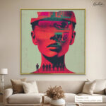 Echoes of Conflict Canvas Wall Art - Image 12