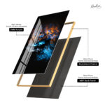 Shiva & Shakti Acrylic Wall Art - Image 12