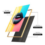 Pop Art Lips Acrylic Wall Art - Image 12