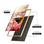 Sunset Pink Valley Acrylic Wall Art - Image 12