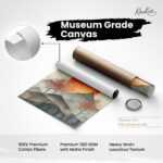 Crimson Solstice Canvas Wall Art - Image 13