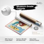 Folk Art Canvas Wall Art - Image 13