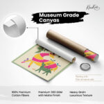 Gond Deer Canvas Wall Art - Image 13