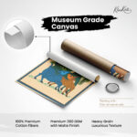 Vibrant Forms Canvas Wall Art - Image 13