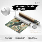 Whimsical Woodland Trio Canvas Wall Art - Image 13