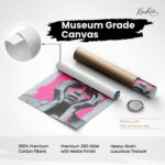 Neon Echoes Canvas Wall Art - Image 13