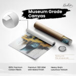 Golden Gaze Canvas Wall Art - Image 13