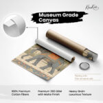 Majestic Maharaja Elephant Canvas Wall Art - Image 13