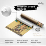 Deer Sheltern Canvas Wall Art - Image 13