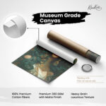 Emerald Enchantress Canvas Wall Art - Image 13