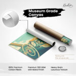 Retro Horizon Canvas Wall Art - Image 13