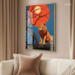 Cosmic Lion Acrylic Wall Art - Image 2