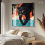 Black Panther Acrylic Wall Art - Image 2