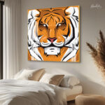 Cosmic Tiger Acrylic Wall Art - Image 2