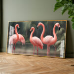 Pink Flamingo Acrylic Wall Art - Image 3